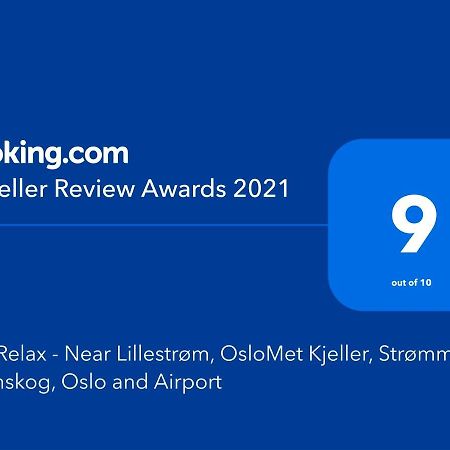 Villa Relax - Near Lillestrom, Ahus, Oslomet - Kjeller, Strommen, Lorenskog And Oslo Ngoại thất bức ảnh